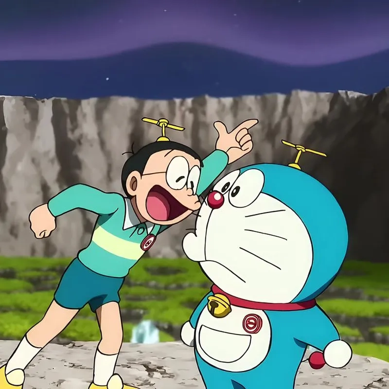 Doraemon và Nobita Doraemon là đôi bạn thân không thể tách rời
