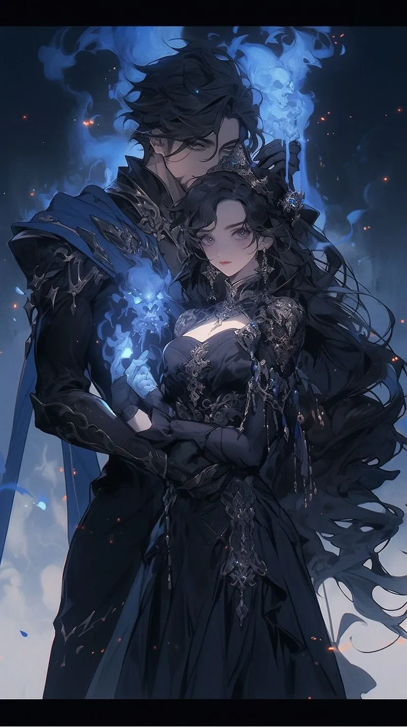 Hình ảnh anime 2 người tình cảm, đẹp mắt, phù hợp làm hình nền