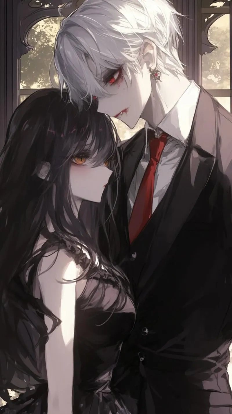 Hình ảnh cặp avatar đôi anime ngầu thể hiện tình bạn, tình yêu đẹp