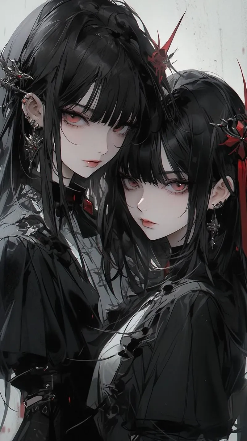 Ảnh 2 người anime cực chất, thể hiện tình bạn và tình yêu