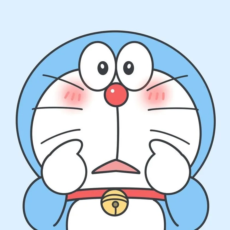 Doraemon cute phô mai que với nét đáng yêu đặc trưng