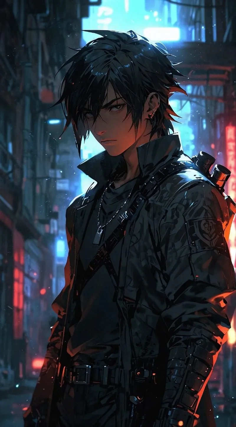 Cực chất với hình nền ngầu anime nam