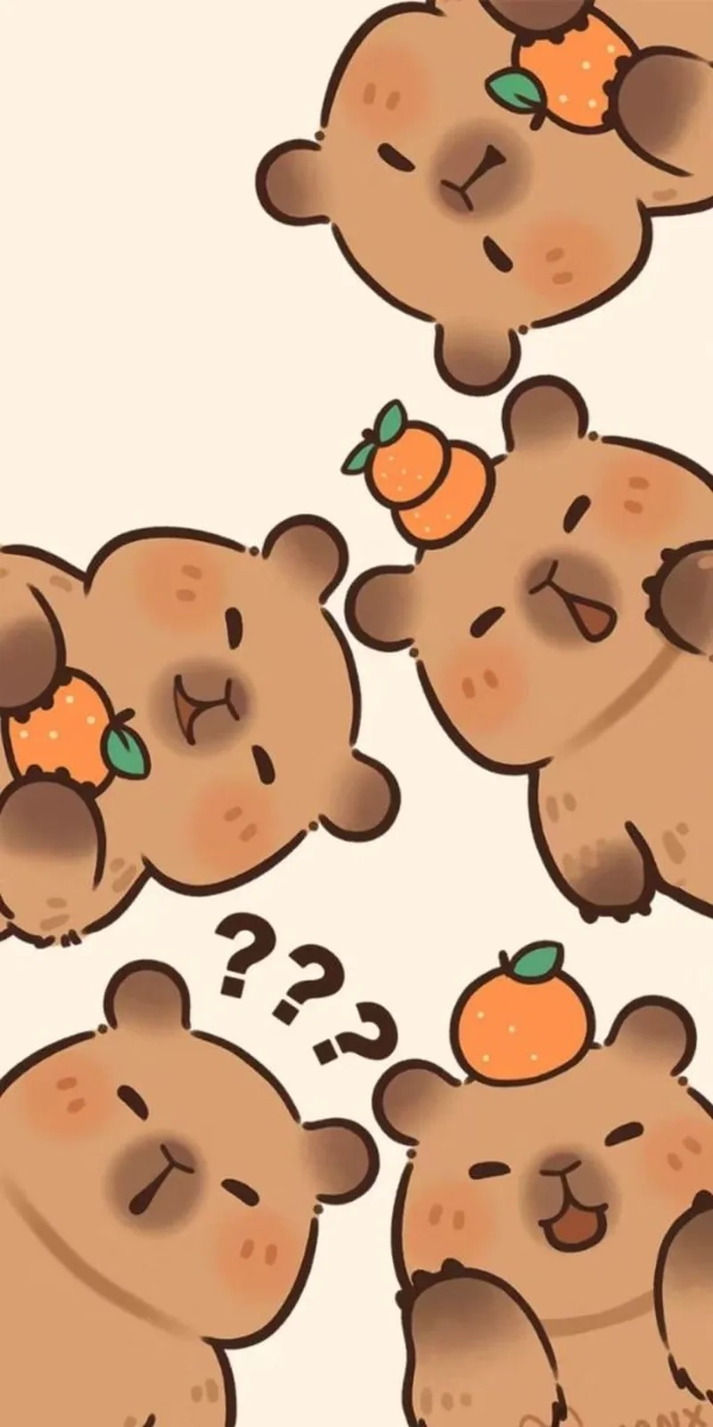 Độc đáo và thú vị với hình nền capybara vô tri