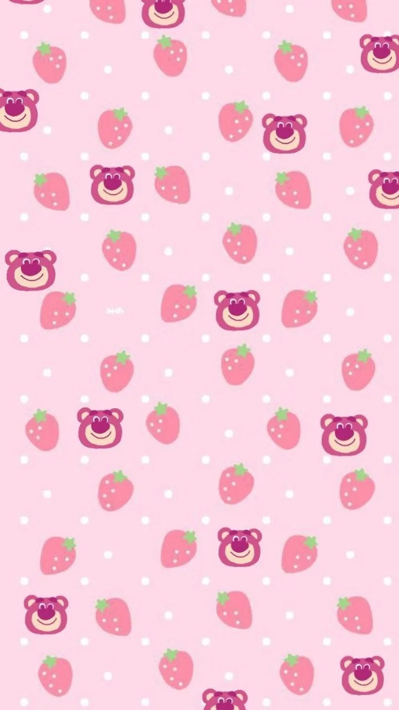 Fan Toy Story sẽ thích hình nền gấu dâu lotso