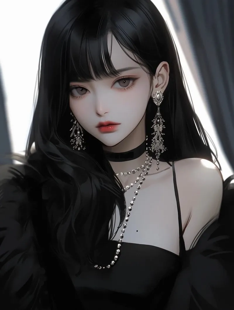 Thể hiện phong cách mạnh mẽ với cute hình nền đẹp anime nữ ngầu