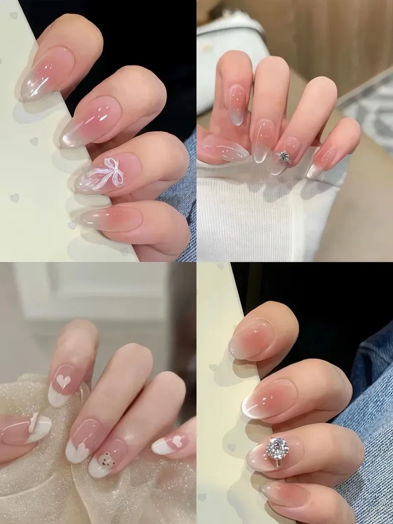 Nét nữ tính qua bộ nail đẹp nhẹ nhàng phù hợp mọi hoàn cảnh
