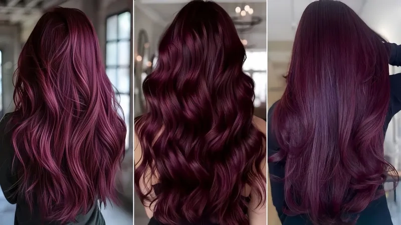 Màu tím ánh đỏ mang đến vẻ đẹp cuốn hút