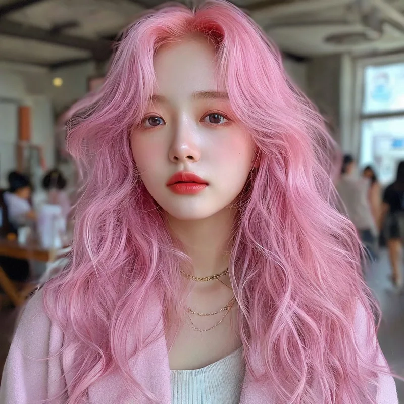 Tỏa sáng với màu hồng nhuộm tóc ngọt ngào và thời thượng