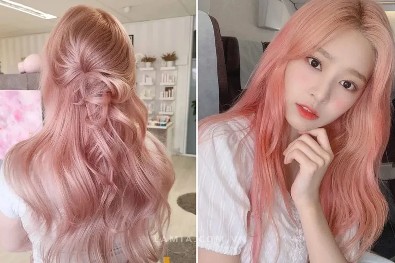 Nhuộm hồng để có mái tóc phá cách và đầy cá tính