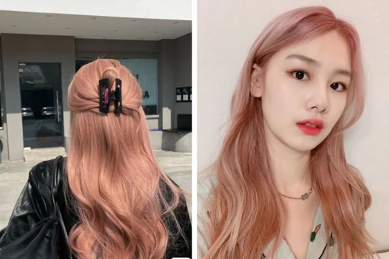 Hồng pastel tóc cho vẻ đẹp nhẹ nhàng và ngọt ngào