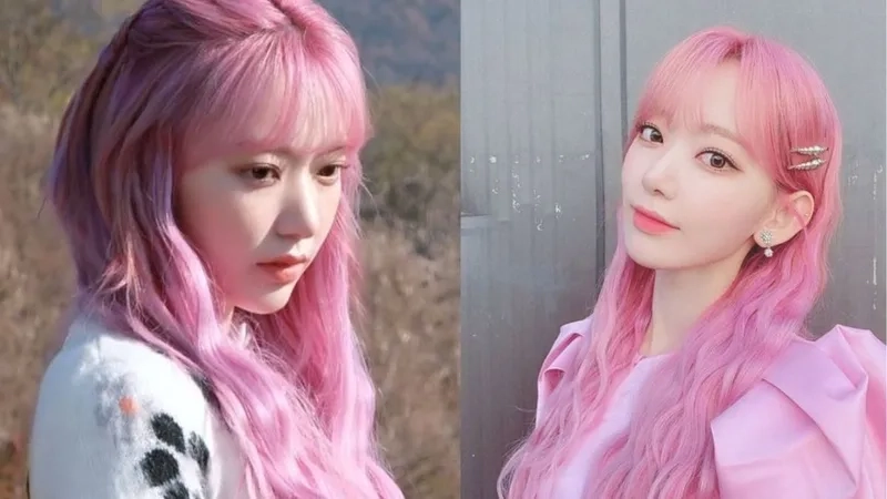Tóc màu hồng pastel mang đến vẻ đẹp ngọt ngào