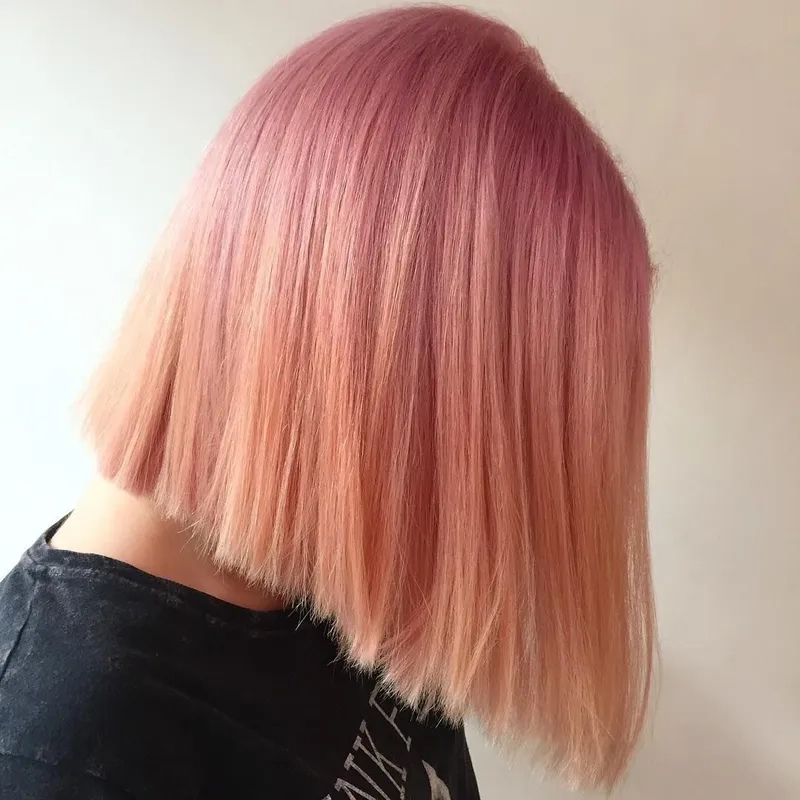 Tóc nhuộm hồng tạo điểm nhấn thời trang độc đáo