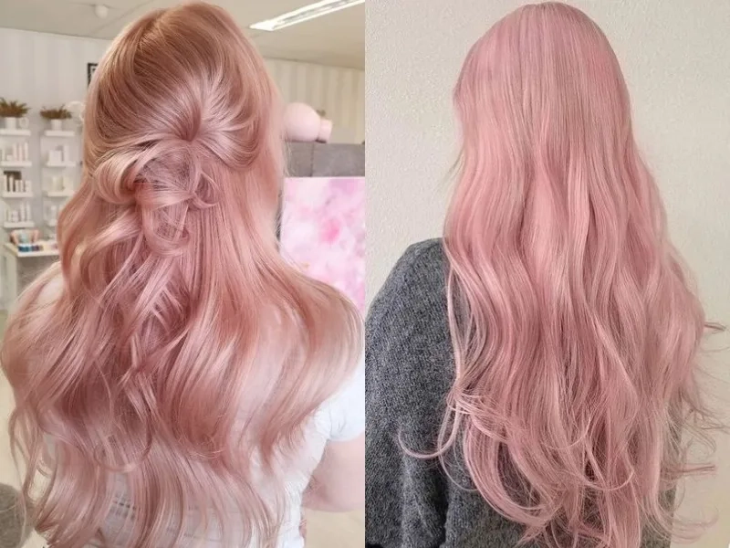 Khói ánh hồng tạo vẻ đẹp huyền bí và thời trang