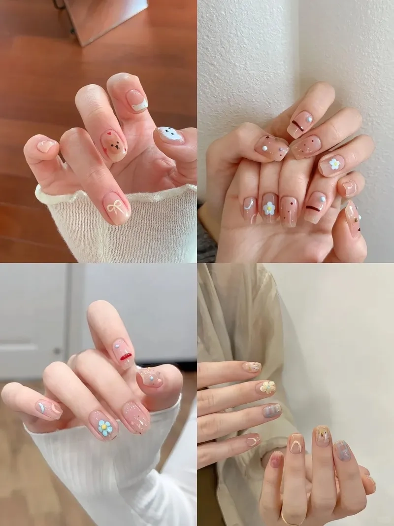 Tự tin hơn với mẫu móng tay ngắn đơn giản hợp mọi phong cách