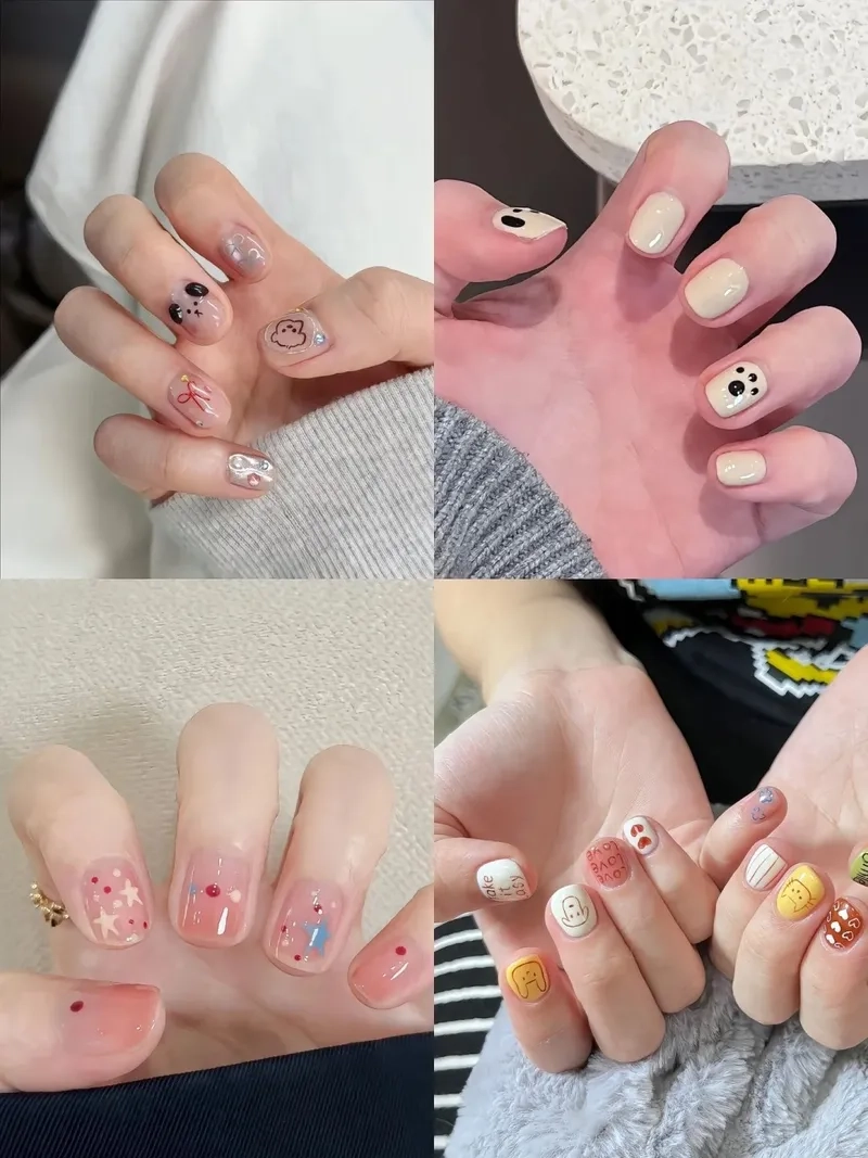 Xu hướng mới với mẫu nail ngắn đơn giản không thể bỏ qua