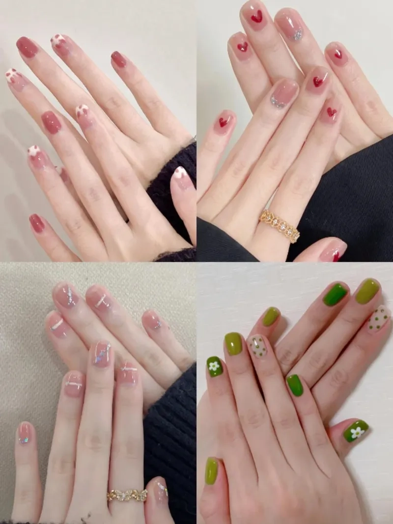 Vẻ đẹp thuần khiết đến từ móng tay ngắn đơn giản