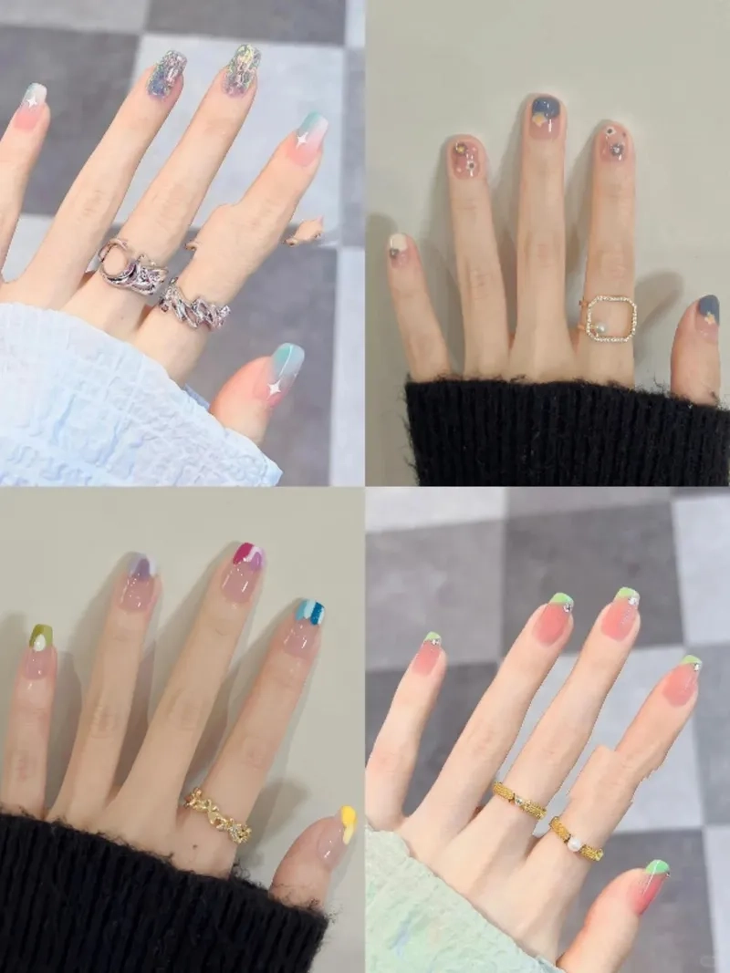 Tinh tế và xinh đẹp nhờ mẫu móng tay ngắn đẹp đơn giản