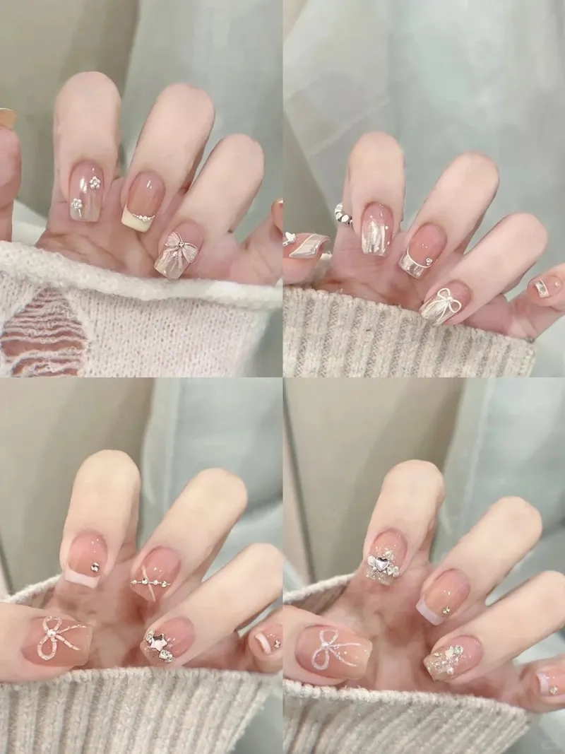 Đón Tết sang trọng với mẫu nail tết đơn giản dễ thương