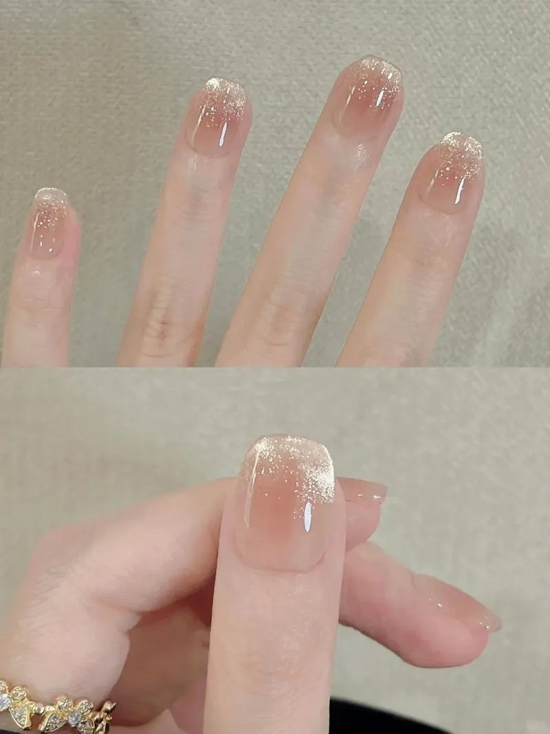 Đẹp tự nhiên với mẫu nail đắp bột đẹp đơn giản dễ làm