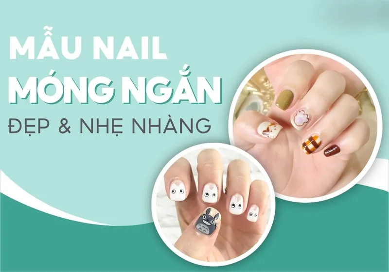 Các mẫu móng ngắn đơn giản được nhiều người yêu thích 
