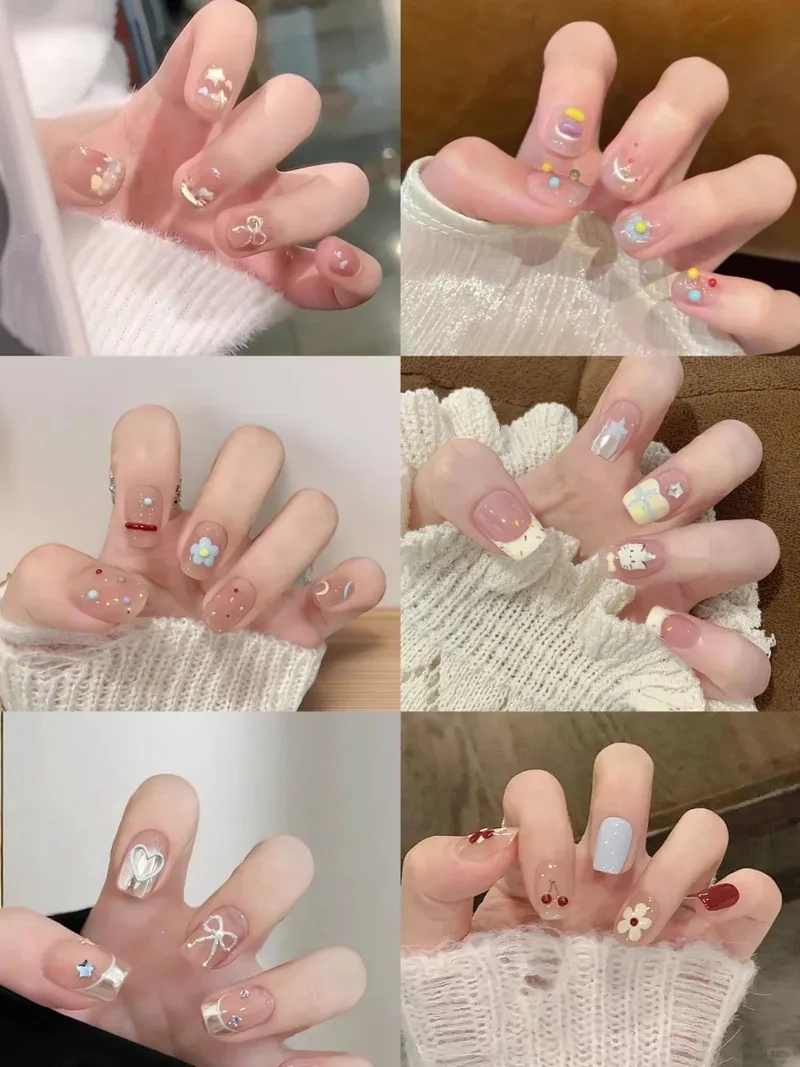 Tự tin khoe cá tính với móng ngắn hiện đại