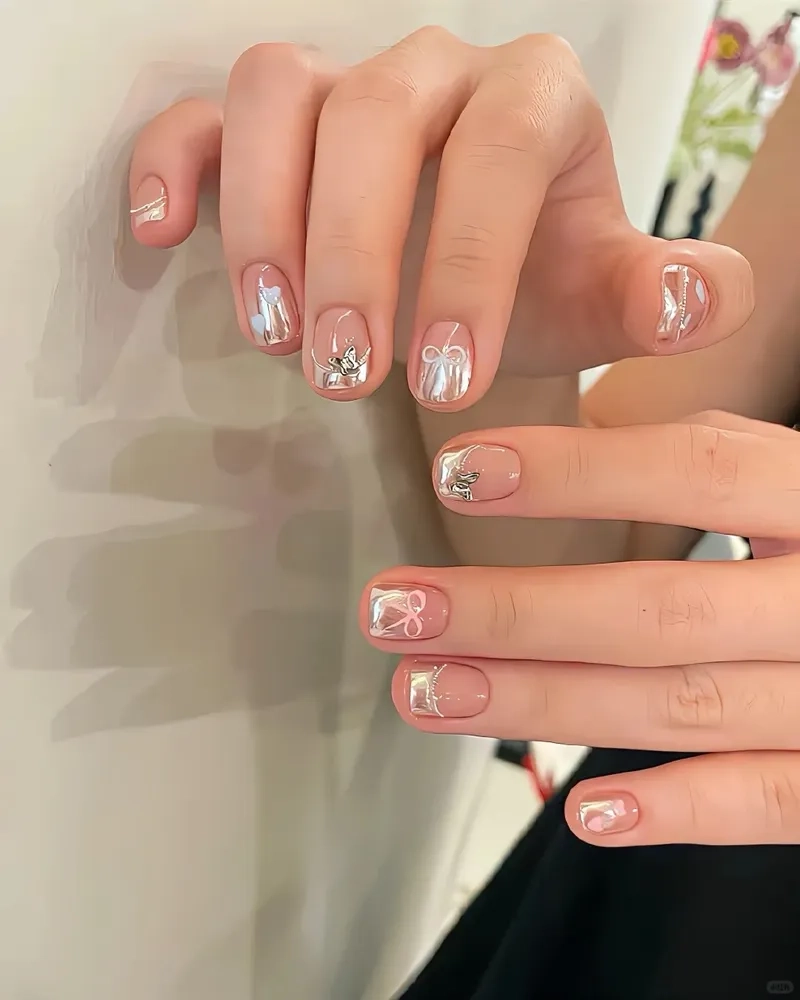 Kiểu nail ngắn xinh đang làm mưa làm gió trong hội chị em