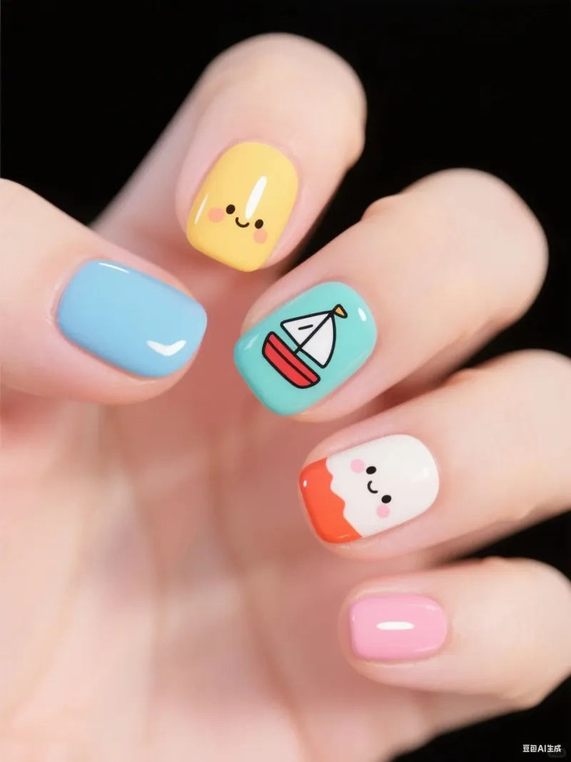 Biến tấu đa dạng cùng kiểu móng tay đơn giản dễ thương cho mọi dịp