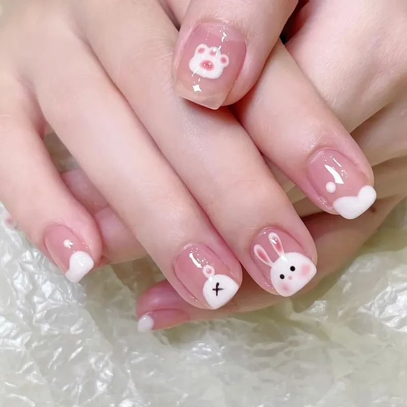 Nét đẹp nhẹ nhàng với mẫu nail dễ thương đơn giản ai cũng mê