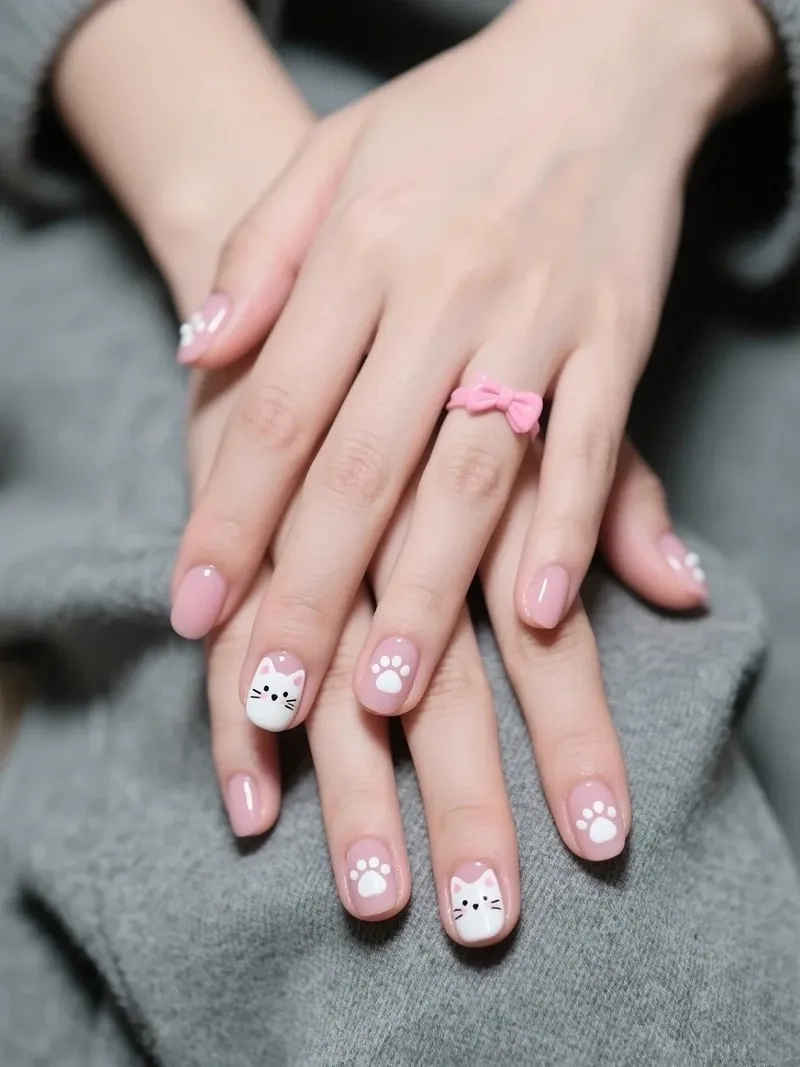 Dễ thương và thanh lịch với mẫu nail tay đơn giản bạn nên thử