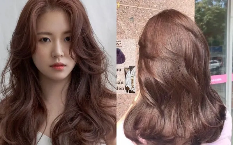 Tỏa sáng cá tính với kiểu tóc nâu chocolate cực thu hút