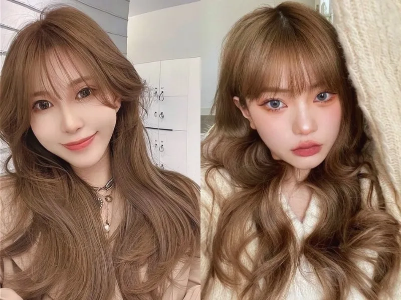 Trẻ trung và thời trang với kiểu nhuộm nâu chocolate đẹp mê ly