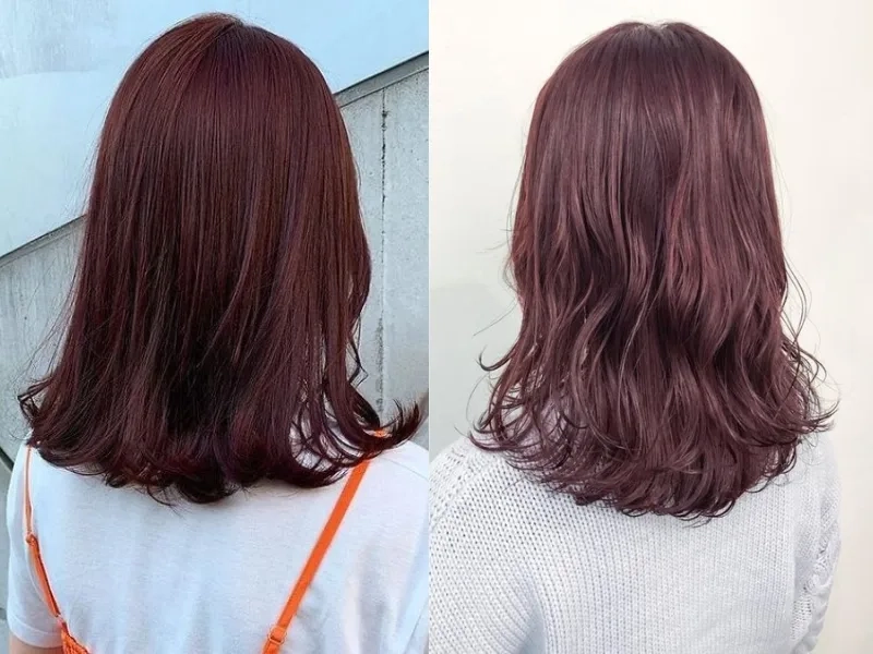 Nhuộm nâu đỏ tạo vẻ đẹp thời trang và quyến rũ