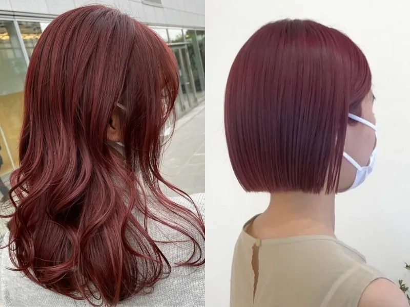 Nâu đỏ cherry mang đến phong cách thời thượng