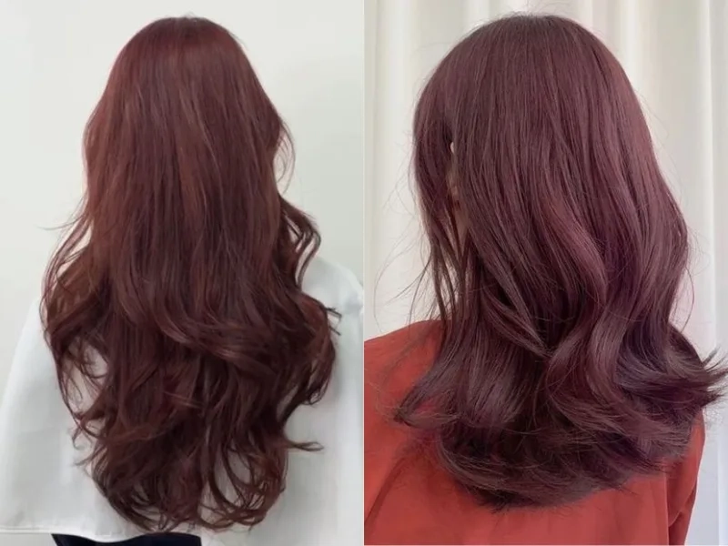 Nhuộm nâu đỏ trầm tạo vẻ đẹp sâu lắng