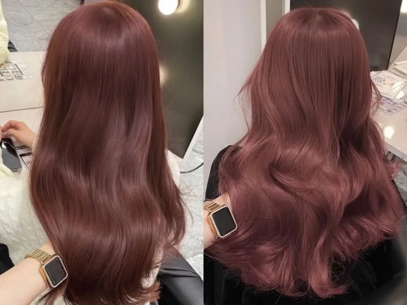 Thể hiện cá tính riêng biệt với kiểu tóc tóc hồng nâu ấn tượng