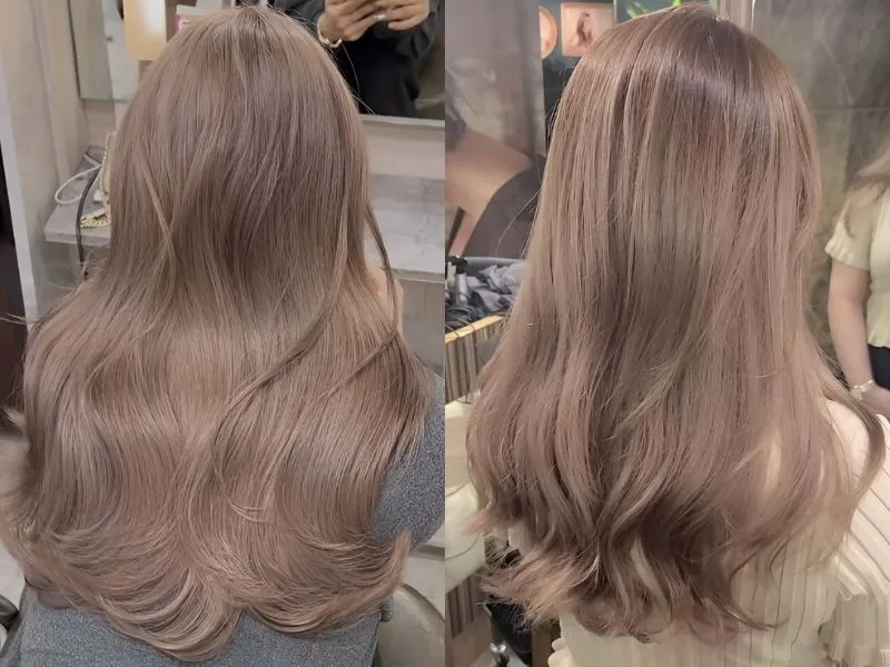 Màu nhuộm nâu lạnh tạo vẻ ngoài sang trọng và thời trang