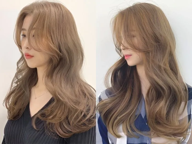 Nâu lạnh không tẩy phong cách tự nhiên và thời thượng