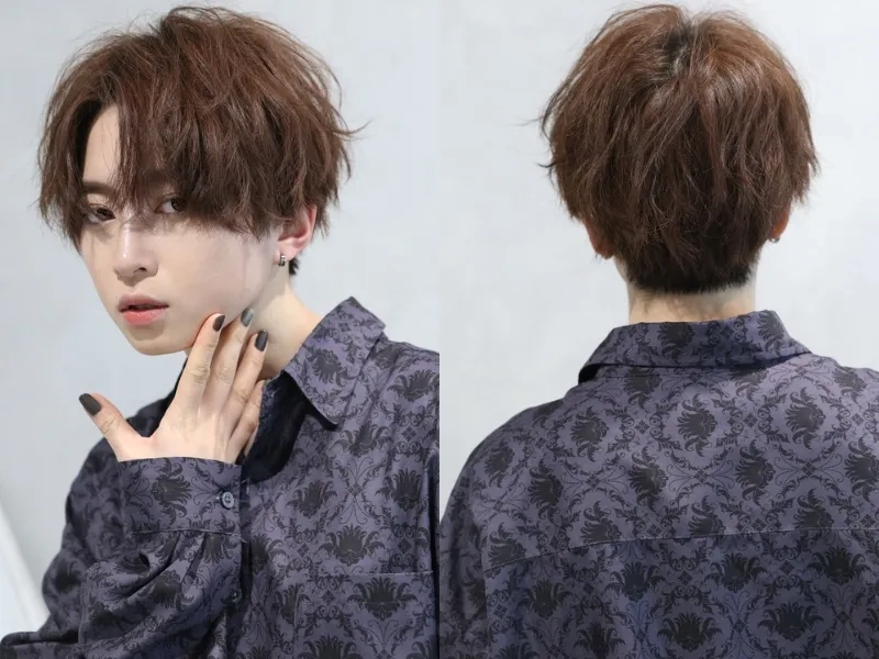 Tóc màu nâu lạnh cho nam phong cách thời thượng và mạnh mẽ