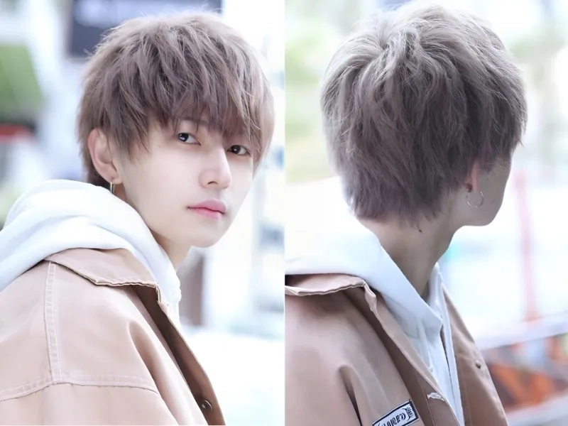 Tóc nam nâu lạnh phong cách đơn giản nhưng cuốn hút