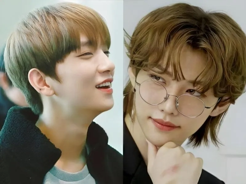 Tóc màu nâu tây nam mang vibe thời trang