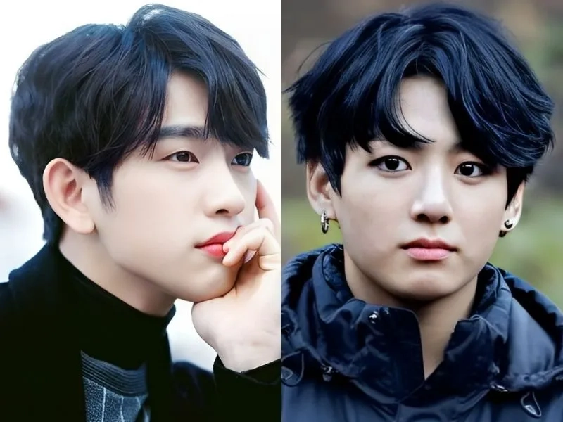 Tóc nam nhuộm xanh đen nổi bật và cá tính