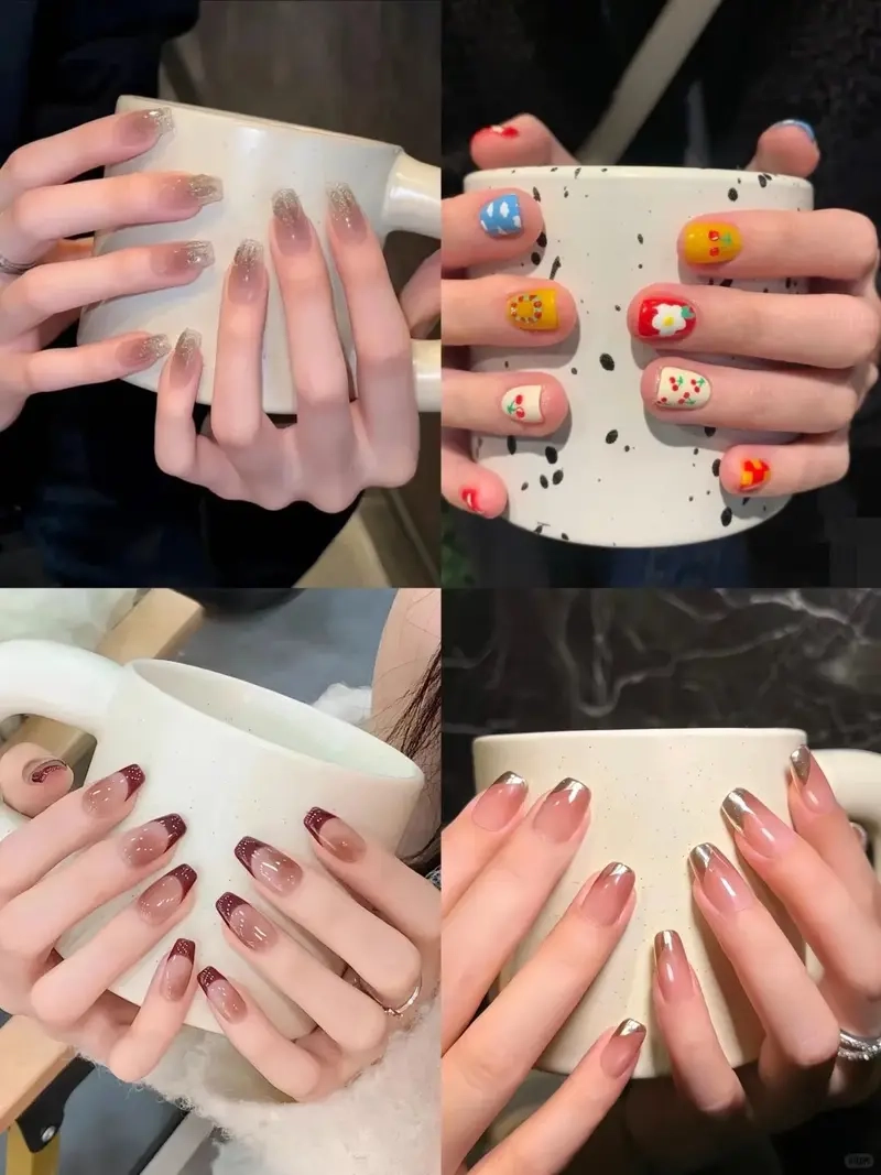 Top 10 những mẫu móng vẽ đơn giản dành cho nàng thích sự tinh gọn