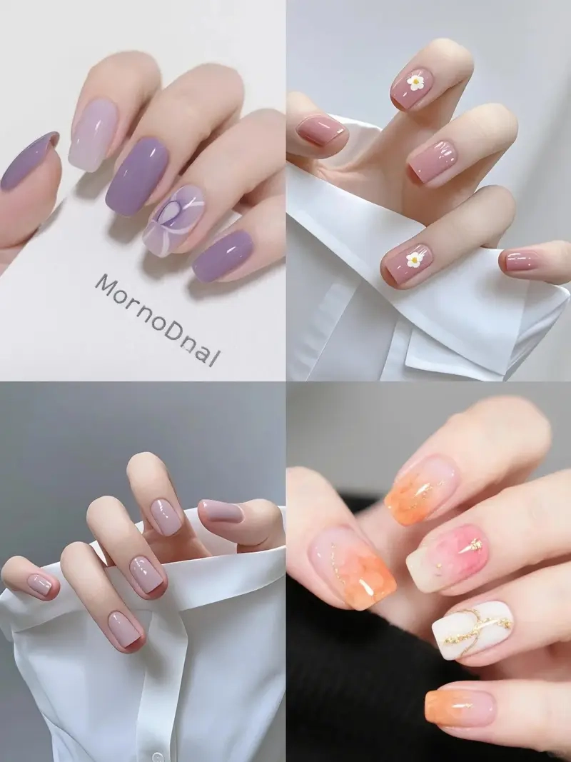 Đừng bỏ lỡ những mẫu vẽ móng tay đơn giản đẹp hợp cả đi học đi chơi