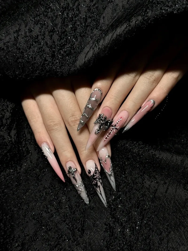 Cá tính và sắc nét với nail móng nhọn cá tính