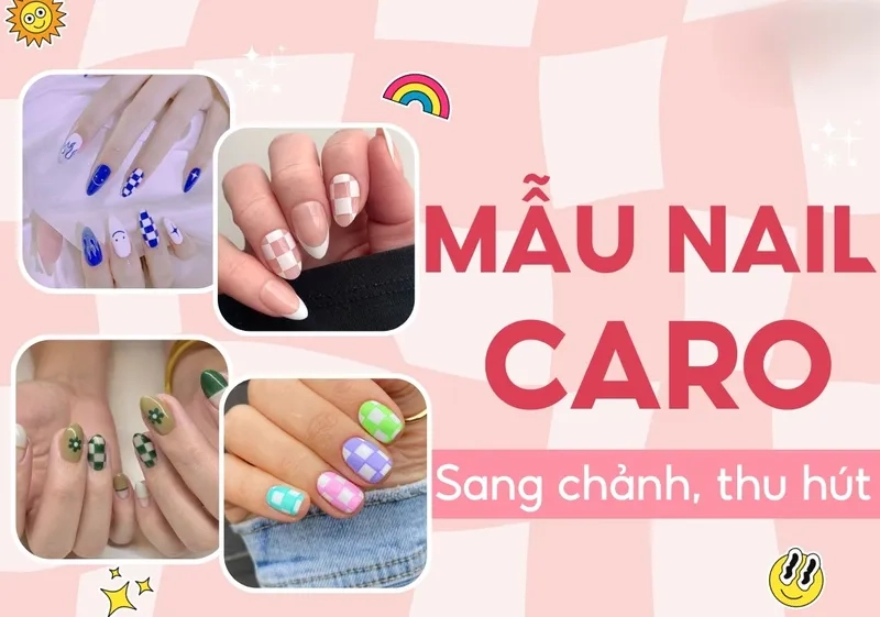 Nail caro cá tính đang là xu hướng được yêu thích