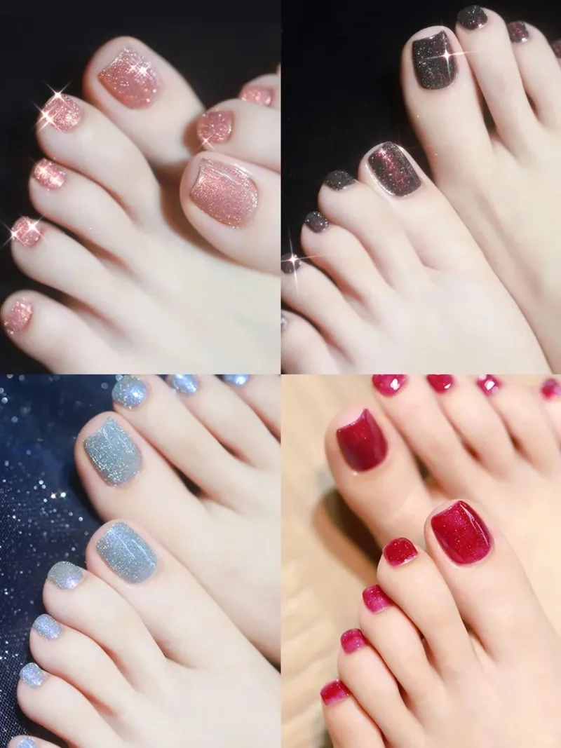 Tỏa sáng với mẫu móng chân đẹp đơn giản hợp mọi mùa