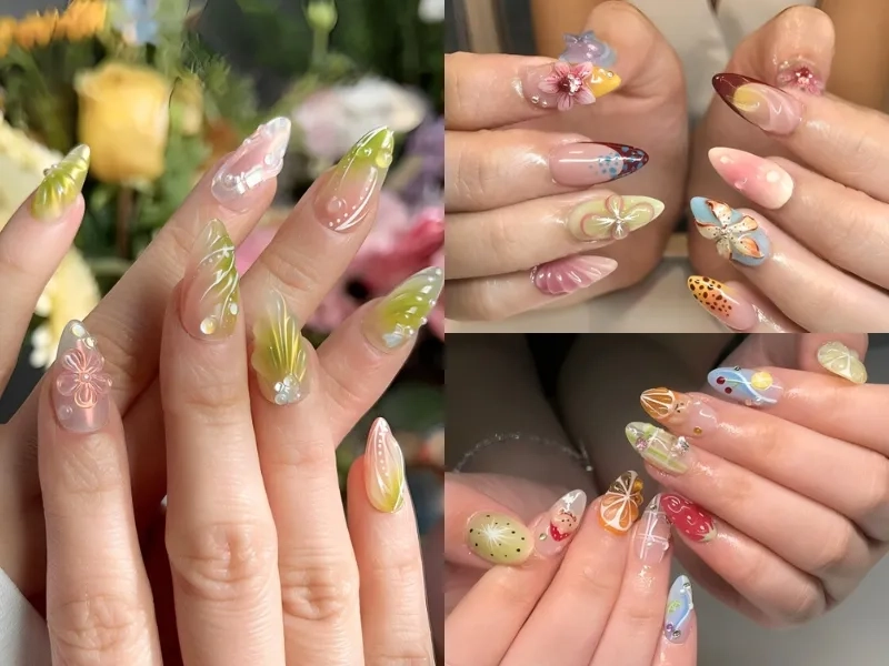 Tỏa sáng cùng bộ nail đi biển siêu xinh và trẻ trung