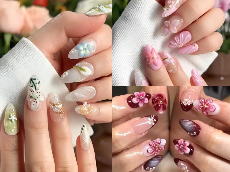 Nổi bật với màu móng đi biển tươi sáng và thời thượng