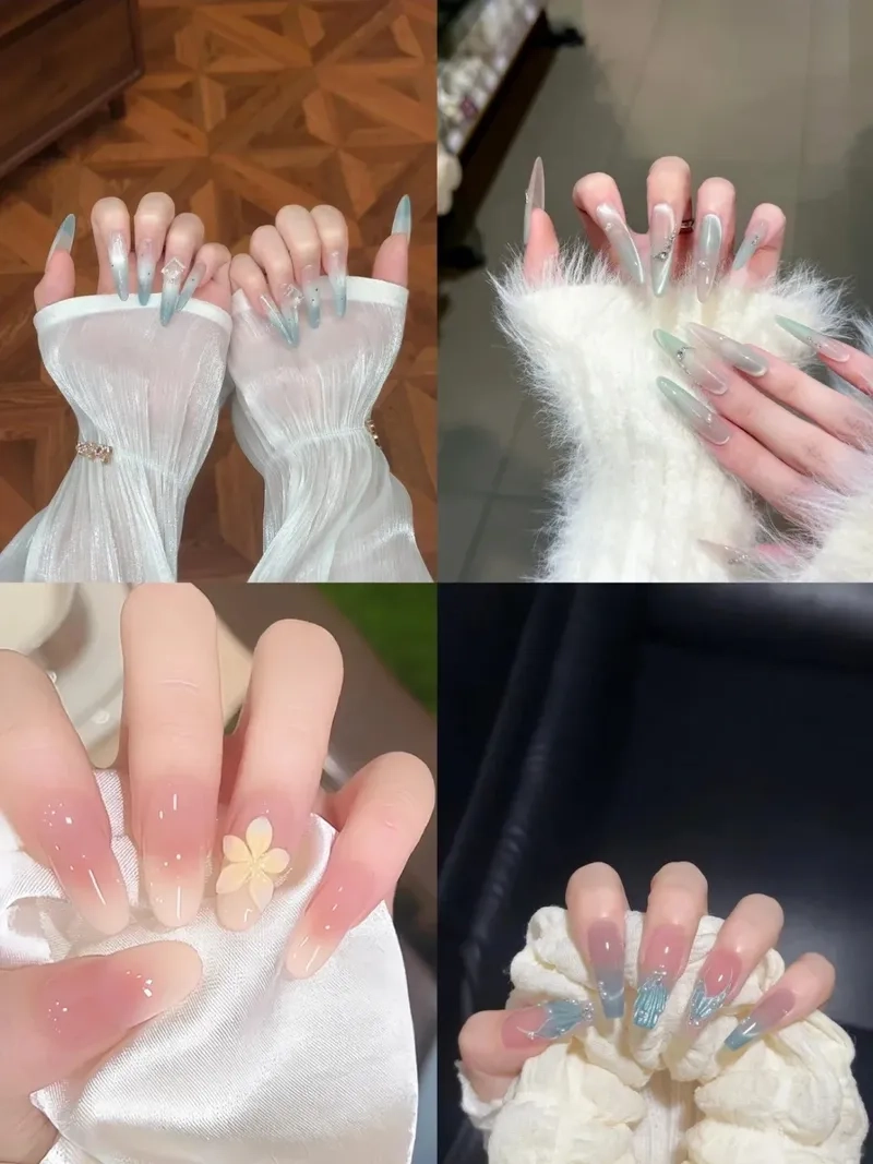 Đậm chất hè với mẫu nail đơn giản đi biển nhẹ nhàng