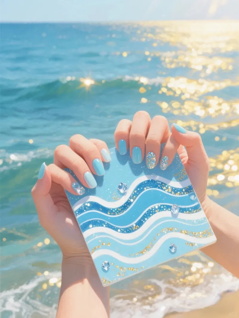 Rực rỡ mọi lúc với những mẫu nail đẹp đi biển